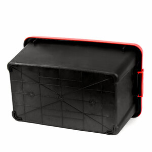 Ящик многофункц. особопрочный СЛЕДОПЫТ Expedition Box, 50 л, 700х360х320 мм, цв. черный/красный, фото 8