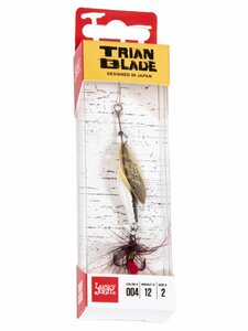 Блесна вращ. Lucky John TRIAN BLADE LONG 12.0г 004 в блистере, фото 4