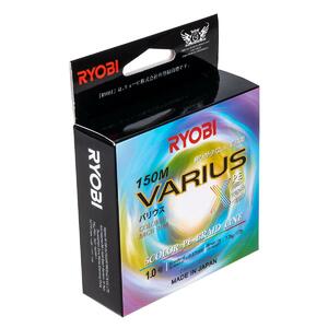 Шнур VARIUS PE8X-150MI 1.0# Multi Colour 0,165мм Ryobi, фото 3