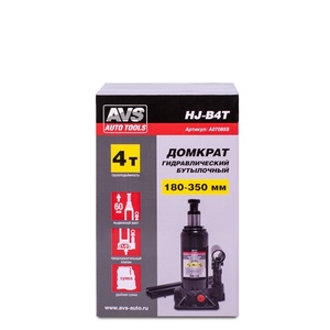 Домкрат гидравлический AVS HJ-B4T, 4т, 180-350мм., фото 9