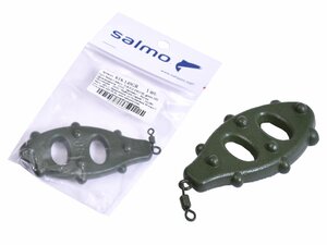 Груз Salmo с вертл. TURTLE SWIVEL green 140г, фото 2