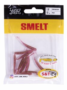 Слаги съедобные искусственные LJ Pro Series SMELT 1,5in (03.80)/S14 12шт., фото 4