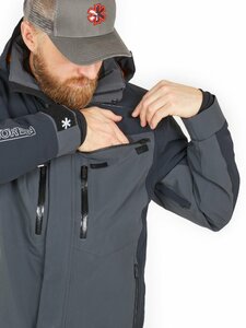 Куртка Norfin REBEL PRO GRAY  02(серый  р.M), фото 6