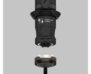 Фонарь тактический Armytek Dobermann Pro Magnet USB, холодный свет, ремешок, чехол, аккумулятор(F07501C), фото 2