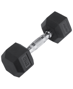 Гантель обрезиненная Starfit DB-301 5 кг, черный, фото 1