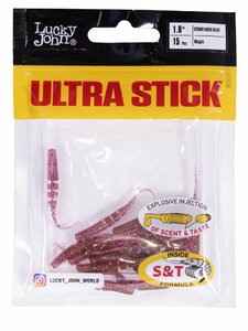 Слаги съедобные искусственные LJ Pro Series ULTRA STICK 1,6in (04.20)/S14 15шт., фото 4