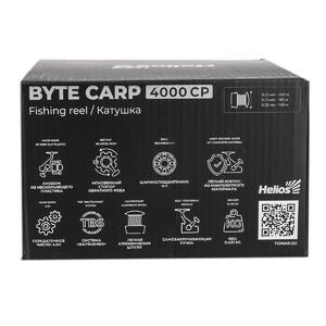 Катушка Byte carp 4000 CP 4+1 подшип + зап шпуля (HS-BC-4000-S) Helios, фото 16