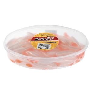 Виброхвост несъедоб. Vigor 3,75"/9.5 см Pearl & Orange 100шт. (HS-6-019-N) Helios, фото 2