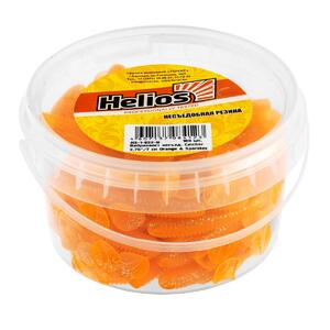 Виброхвост несъедоб. Catcher 2,75"/7 см Orange & Sparkles 100шт. (HS-1-022-N) Helios (0), фото 2