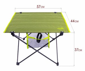 Стол складной Norfin LUOMA COMPACT NF Alu 57x45, фото 4