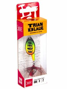 Блесна вращающаяся Lucky John TRIAN BLADE ROUND 09.0г 008, фото 3