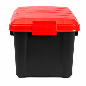 Ящик многофункц. особопрочный СЛЕДОПЫТ Expedition Box, 30 л, 500х360х320 мм, цв. черный/красный, фото 7