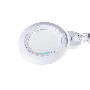 Лупа 8608D 3D/5D (3 дптр, 5 дптр, 150 мм) на струбцине с подсветкой LED, фото 2