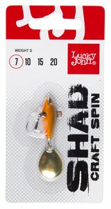 Тейл-спиннер Lucky John SHAD CRAFT SPIN 07.0г 016 в блистере, фото 3