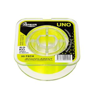 Леска UNO 0,30mm/100m F.Yellow Nylon PREMIER fishing (PR-U-Y-030-100) (0), фото 2