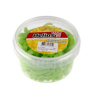 Твистер несъедоб. Din 3,11"/7,9см Lime 100шт. (HS-33-008-N) Helios (0), фото 2