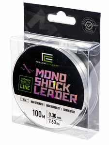 Леска моно. Feeder Concept MONO SHOCK LEADER Clear 100/030, фото 2