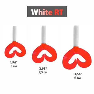Твистер Credo Double Tail 2,95"/7,5 см White RT 7шт. (HS-12/1-003) Helios, фото 4