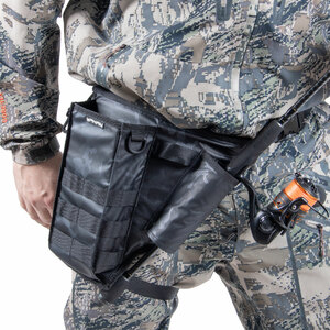 Сумка рыболовная поясная "Yaman" Fishing Pocket Hip, 30х22х6 см, цв.сер.камуфляж + 1 кор. LUNO 18, фото 10