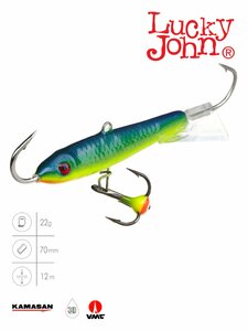 Балансир Lucky John CLASSIC 7 + тр. 70мм/29 блистер, фото 2