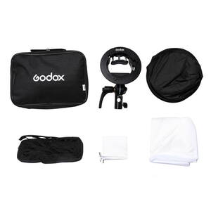 Софтбокс Godox SGGV6060 для накамерных вспышек (с сотами и адаптером S2), фото 12