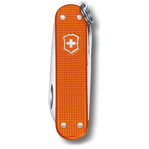 Нож-брелок Victorinox Classic Alox LE 2021, 58 мм, 5 функций, алюминиевая рукоять, оранжевый, фото 2