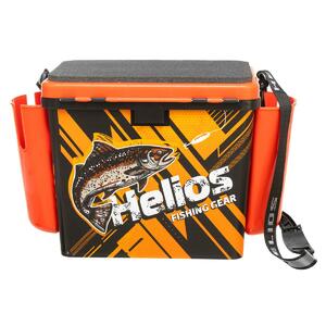 Ящик рыболовный зимний FishBox TROUT односекционный оранжевый, с карманами (HS-FB-IML-19-O-1) Helios (0), фото 4