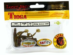 Виброхвосты съедобные LJ Pro Series TIOGA 2.0in (05.00)/PA03 10шт., фото 4