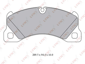 Колодки тормозные передние LYNXauto BD-8031. Для: PORSCHE Cayenne I-II 07-18 /Panamera 10-13, VW Touareg 04-18, фото 1