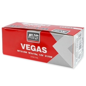 Автомобильная лампа AVS Vegas, WY21/5W, 12 В, 21/5 Вт, 2800 К, цоколь W3x16q, 10 шт., фото 7