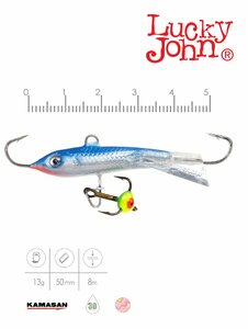 Балансир Lucky John CLASSIC 5 + тр. 50мм/15H блистер, фото 3