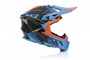 Шлем Acerbis STEEL CARBON Orange/Blue M, фото 3