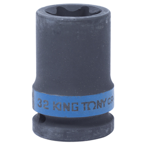 Головка торцевая ударная TORX Е-стандарт 3/4", E32, L = 56 мм KING TONY 657532M, фото 1