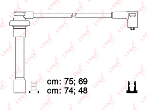 Провода высоковольтные LYNXauto SPE3407. Для: HONDA Хонда Accord(Аккорд) V-VI(VTEC)/Civic(Цивик) V 1.5/1.6, фото 1