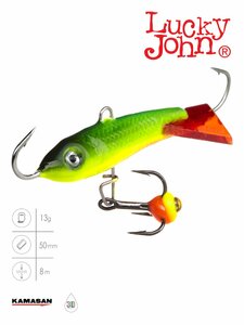 Балансир Lucky John CLASSIC 5 + тр. 50мм/26RT блистер, фото 2