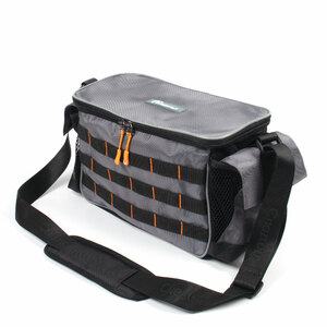 Сумка рыболовная СЛЕДОПЫТ Base Lure Bag L, 36х22х15 см, цв. серый, без коробок, фото 2