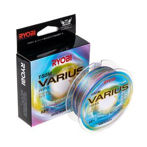 Шнур VARIUS PE8X-150MI 0.8# Multi Colour 0,148мм Ryobi, фото 2