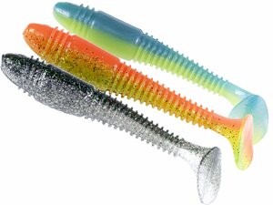 Виброхвосты съедоб. искусст. LJ Pro Series TIOGA FAT 5.8in (14.70)/MIX3 3шт., фото 2