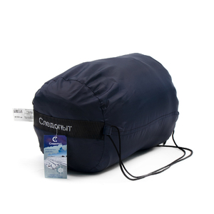 Спальный мешок-кокон  СЛЕДОПЫТ Comfort, 230х80 см, ± 5%, до 0С, 3х слойный, цв.темно-синий, фото 7