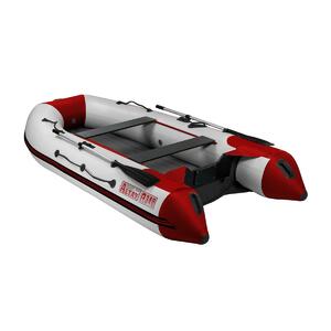 Лодка Алтай А340 надувное дно, светло-серый/красный (модель A-S340AS) Тонар, фото 2