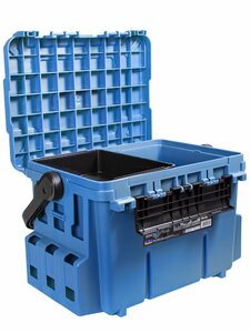 Ящик рыболовный Meiho BUCKET MOUTH BM-5000 Blue 440х293х293, фото 4