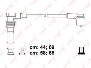 Провода высоковольтные LYNXauto SPE8011. Для: OPEL Astra 1.4-2.0 92-01/Vectra A 2.0 16V 90-95/Vectra B 1.6 95> / Corsa 1.4-1.8 94-00, фото 1