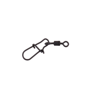 Вертлюг с застежкой Namazu Pro ROLLING RIBBED SWIVEL WITH NICE SNAP, цв. Carbon, р. 12, test-8 кг, к, фото 5