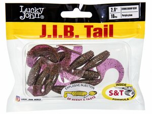 Твистеры съедобные LJ Pro Series J.I.B TAIL 2.0in (05.10)/S13 10шт., фото 3
