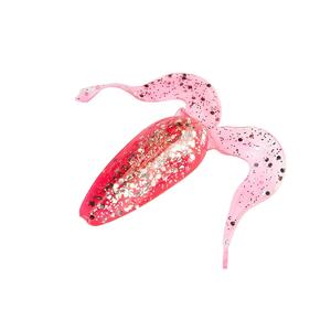 Лягушка несъедоб. Frog 2,56"/6,5 см Silver Sparkles & Pink 20шт. (HS-21-035-N-20) Helios, фото 2