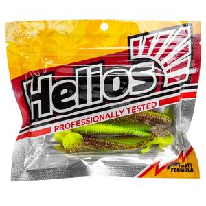 Виброхвост Catcher 2,75"/7 см Golden Lime 7шт. (HS-1-048) Helios, фото 2