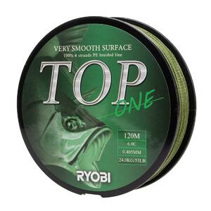 Шнур TOP PE4X-120M 6,0/d-0.405mm Dark green Ryobi, фото 5