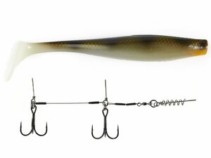 Виброхвост LJ 3D BBS Series GIANT KUBIRA SWIM SHAD 10.3in (26,00)/PG28 1шт.+Stinger XL, фото 2