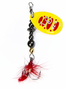 Блесна вращающаяся Lucky John BONNIE BLADE 02 04.3г 010 в блистере, фото 2
