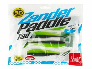 Виброхвосты LJ 3D Series Zander Paddle Tail 4.8in (12.00)/Z04 4шт., фото 4